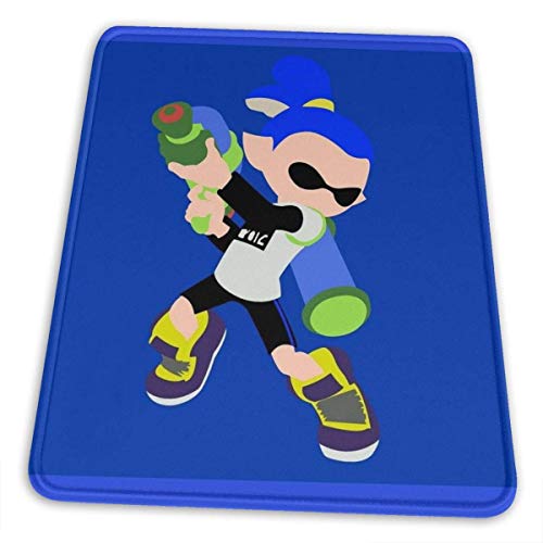 Inkling Boy (Azul) Splatoon Dobladillo de la Alfombrilla de ratón Esports Office Study Computer