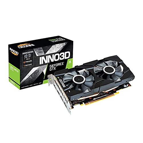 Inno3D GeForce GTX 1660 Super Twin X2 - Tarjeta gráfica (6 GB, GDDR6, 3 DP/HDMI)