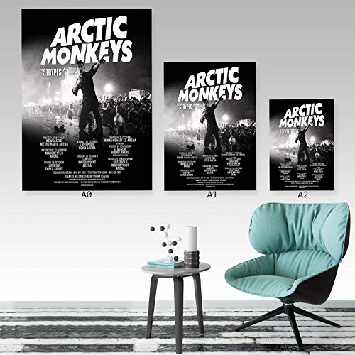 INNOGLEN Arctic Monkeys Singer British Rock Band Star A0 A1 A2 A3 A4 Poster de Fotos Satinado p11422anh