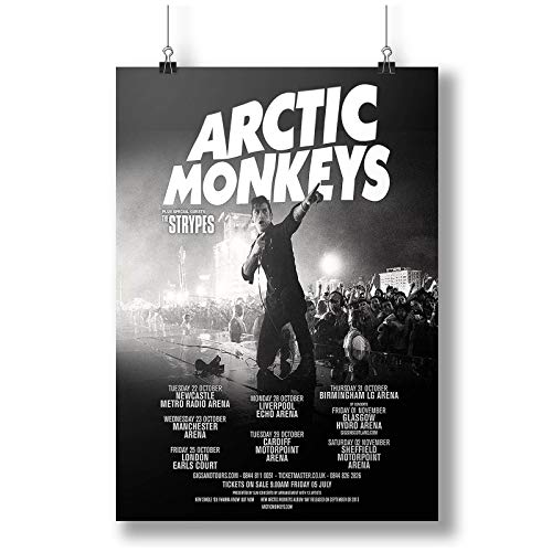 INNOGLEN Arctic Monkeys Singer British Rock Band Star A0 A1 A2 A3 A4 Poster de Fotos Satinado p11422anh