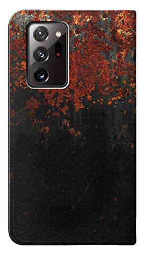 Innovedesire Rusted Metal Texture Graphic Caso del Tirón Funda Carcasa Case para Samsung Galaxy Note 20 Ultra, Ultra 5G
