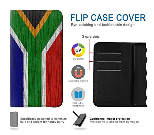 Innovedesire South Africa Flag Caso del Tirón Funda Carcasa Case para Google Pixel 5