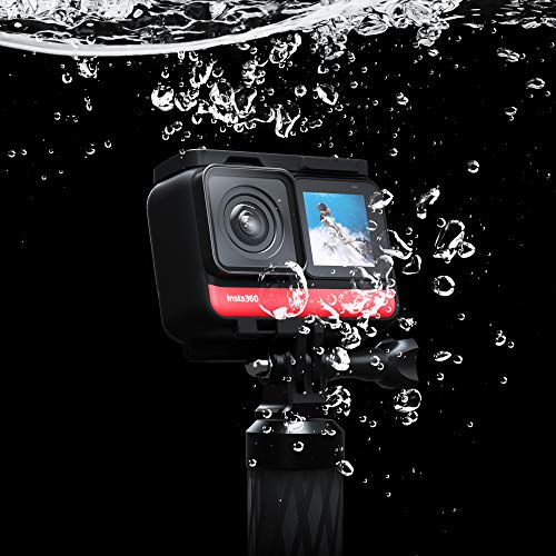 Insta360 One R Twin Edition - Cámara de acción 4K y Cámara de 5.7K 360 con Lentes Intercambiables, Estabilización, IPX8, Impermeables, Pantalla Táctil, Edición de IA