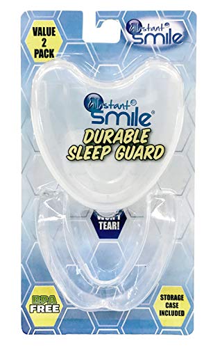 Instant Smile Durable Sleep Guard Twin Pack, Storage Case Included