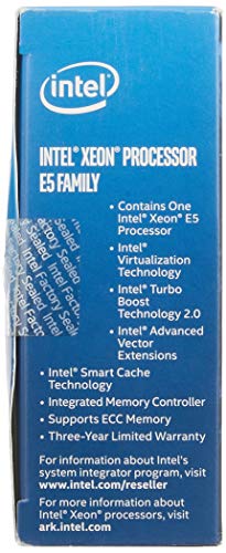 Intel Computadora CPU 3.0 12 BX80660E52687V4