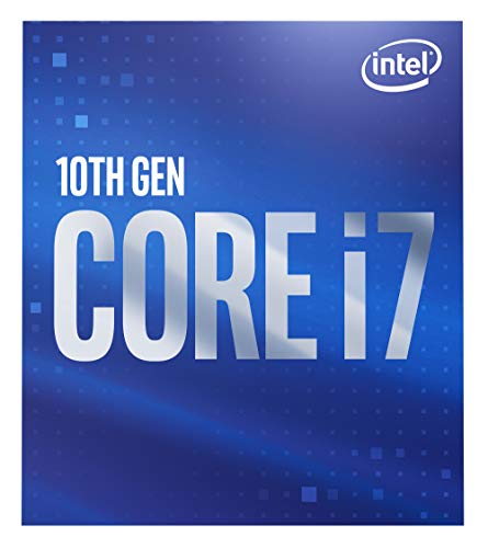 Intel Core i7-10700 - Procesador de sobremesa de 8 núcleos hasta 4,8 GHz LGA 1200 (chipset Intel Serie 400) 65W, BX8070110700