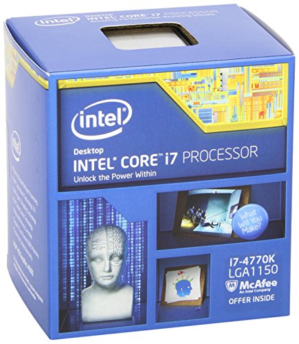 Intel Core i7-4770K - Procesador (3.5 GHz, DDR3-SDRAM, Intel HD Graphics 4600)