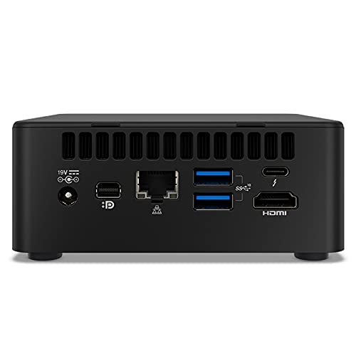 Intel NUC 11 Pro NUC11PAHi5 Home & Business Desktop Mini PC, Intel® Core ™ i5-1135G7 de 4 núcleos, 2.4 GHz – 4.2 GHz Turbo, 8 subprocesos, caché de 8 MB, 8 GB de RAM, SSD PCIe de 256 GB