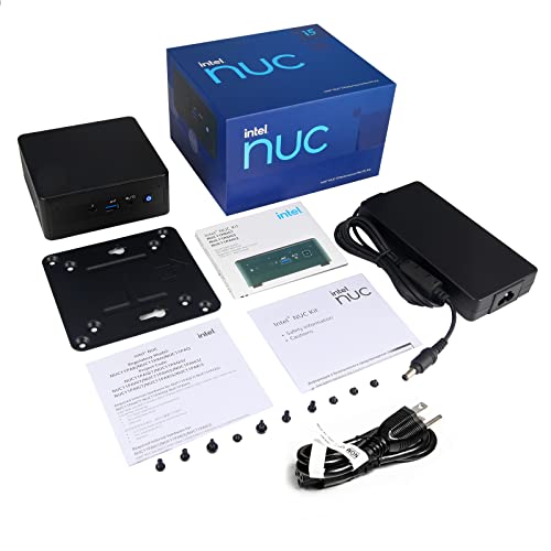 Intel NUC 11 Pro NUC11PAHi5 Home & Business Desktop Mini PC, Intel® Core ™ i5-1135G7 de 4 núcleos, 2.4 GHz – 4.2 GHz Turbo, 8 subprocesos, caché de 8 MB, 8 GB de RAM, SSD PCIe de 256 GB