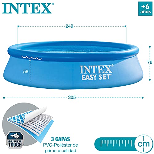 Intex 28120NP - Piscina hinchable intex easy set 3853 l sin depuradora