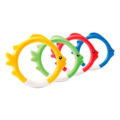 Intex 55507 - Juego acuático Aros 4 colores , color/modelo surtido