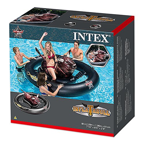 Intex 56280EU - Centro juegos hinchable Toro flotante 239 x 196 x 81 cm