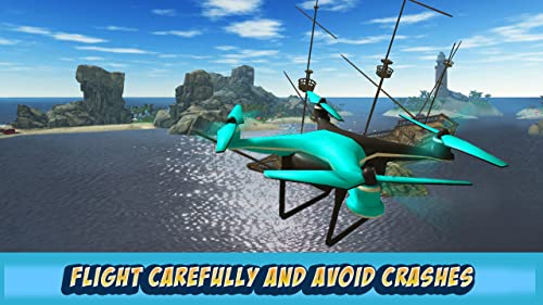 Island RC Drone Flight Simulator
