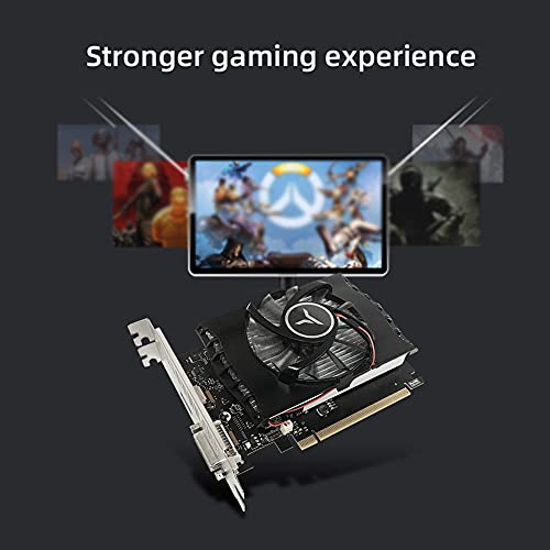 Iswell YESTON Graphics Card GT-1030 4GB DDR4 64-bit PCI Express Computer Gaming Video Card GPU NVIDIA Geforce for Windows7/8/10