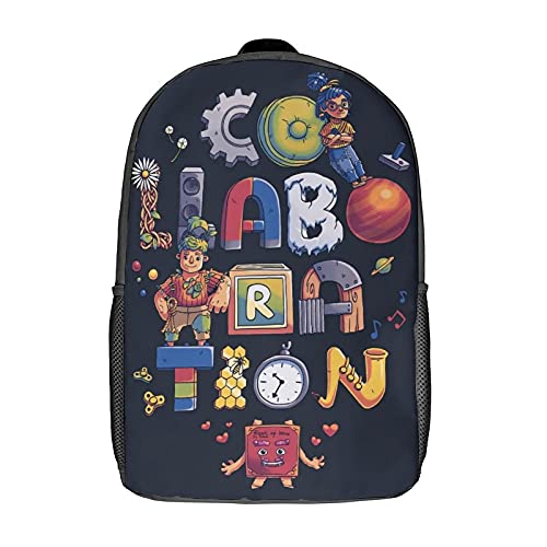 It Takes Two Game Dr Hakim17 pulgadas mochila escolar mochila de negocios, mochila de senderismo para niños y niñas, mochila de lona