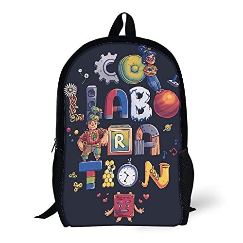It Takes Two Game Dr Hakim17 pulgadas mochila escolar mochila de negocios, mochila de senderismo para niños y niñas, mochila de lona