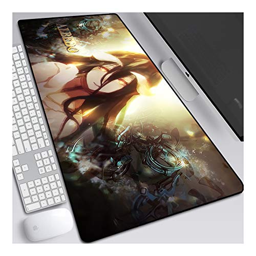 ITBT Mousepad Undead Overlord Anime Extended XXL, Alfombrilla de ratón Speed ​​Gaming, Alfombrilla de ratón Grande Anime de 800x300 mm con Base de Goma Antideslizante, para computadora PC, A