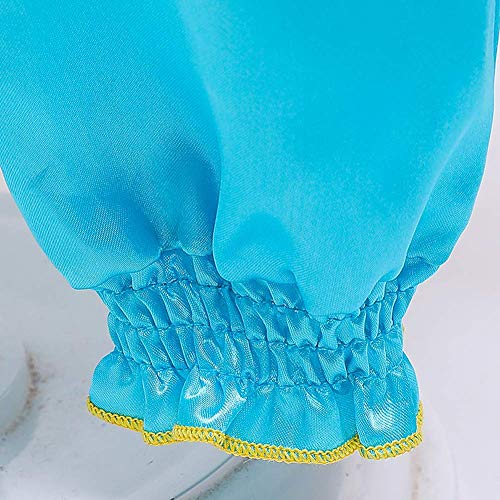 IWEMEK Niña Disfraz de Princesa Jasmine Vestido Aladdin árabe Danza Vientre India Tops Pantalones con Capa y Diadema Traje Carnaval Halloween Cosplay Navidad Cumpleaños Fiesta Costume 01 Azul 8-9