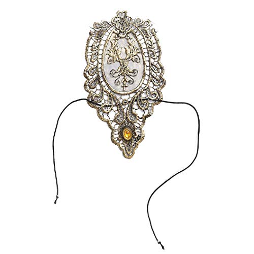 iwobi Guantes de Encaje sin Dedos Guante Largo de Encaje Guantes de Flor de Longitud de Muñeca Guantes Mujer Steampunk Conjunto Chicas Fiesta de Bodas Noche de Baile