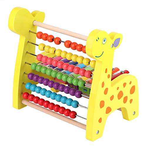 Jacksking Instrumento de Madera, ábaco de cálculo, Regalos preescolares para niños pequeños