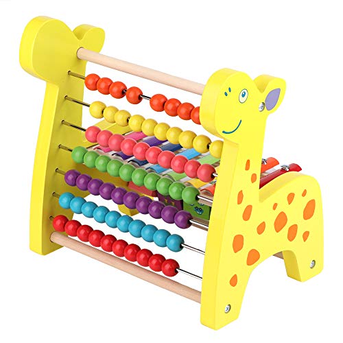 Jacksking Instrumento de Madera, ábaco de cálculo, Regalos preescolares para niños pequeños