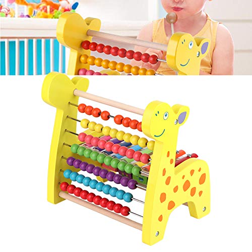 Jacksking Instrumento de Madera, ábaco de cálculo, Regalos preescolares para niños pequeños