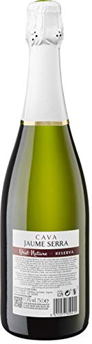 Jaume Serra Brut Nature Reserva - Cava Premium - 6 Botella x 750 ml