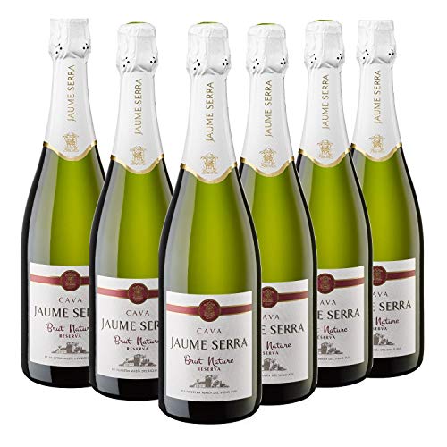 Jaume Serra Brut Nature Reserva - Cava Premium - 6 Botella x 750 ml