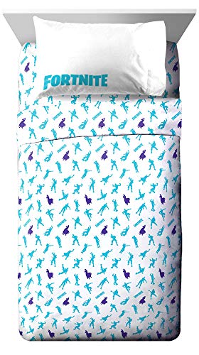 Jay Franco Fortnite Boogie Bomb 5 Piece Twin Bed Set - Includes Reversible Comforter & Sheet Set - Super Soft Fade Resistant Microfiber Kids Bedding - (Official Fortnite Product)