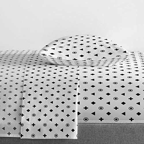 Jay Franco Game On 4 Piece Twin Bed Set - Includes Reversible Comforter & Sheet Set - Bedding Features Video Game Contoller - Super Soft Fade Resistant Microfiber