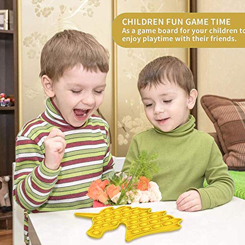 JEG Juguete fidget con burbujas, juguete sensorial, de silicona para autismo, alivia el estrés y la ansiedad, juguete para niños y adultos (ballena, rosa, talla única)