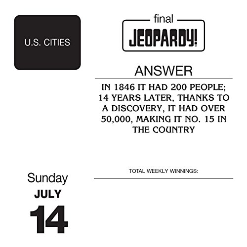 Jeopardy! 2019 Day-To-Day Calendar