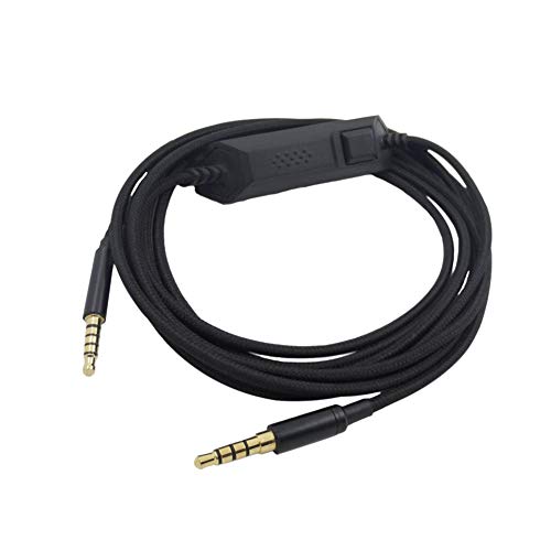 Jerilla Reemplazo Cable para Logitech G433/G233/G Pro/G Pro X Gaming Auriculares/PS4/Xbox One/Nintendo Switch - Control Remoto Micrófono Adaptador Macho a Macho Cordón