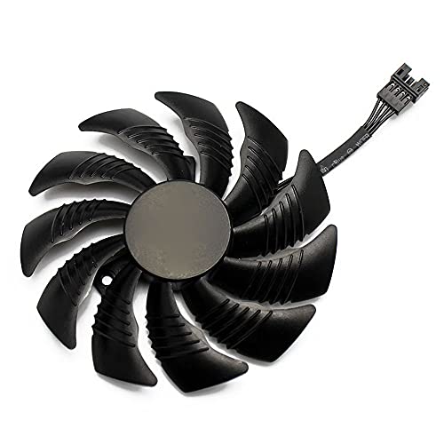 Jestina Ventilador de Tarjeta GráFica GPU de 88 Mm para Radeon AORUS RX 580/570 GIGABYTE GV-RX 570 AORUS GV-RX580AORUS (2 Piezas)