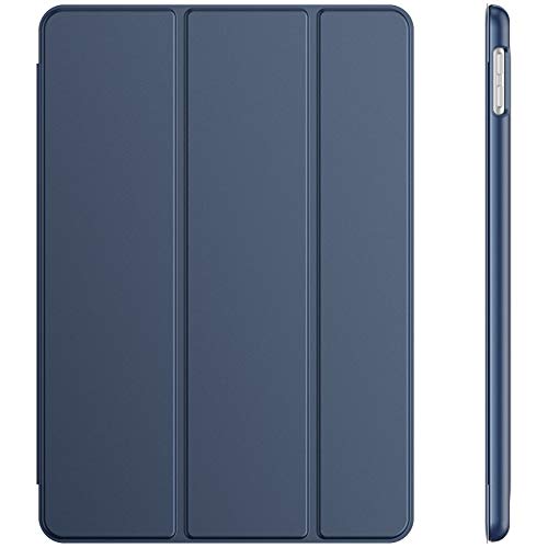 JETech Funda Compatible con iPad 10,2 Pulgadas (2021/2020/2019 Modelo, 9.ª/8.ª/ 7.ª Generación), Carcasa con Auto-Sueño/Estela (Azul Oscuro)