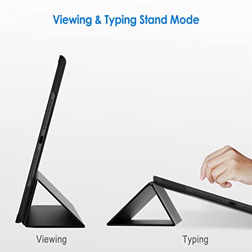 JETech Funda Compatible con iPad Air 2, Carcasa con Soporte Función, Auto-Sueño/Estela (Negro)