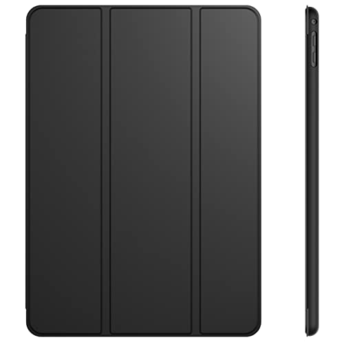 JETech Funda Compatible con iPad Air 2, Carcasa con Soporte Función, Auto-Sueño/Estela (Negro)