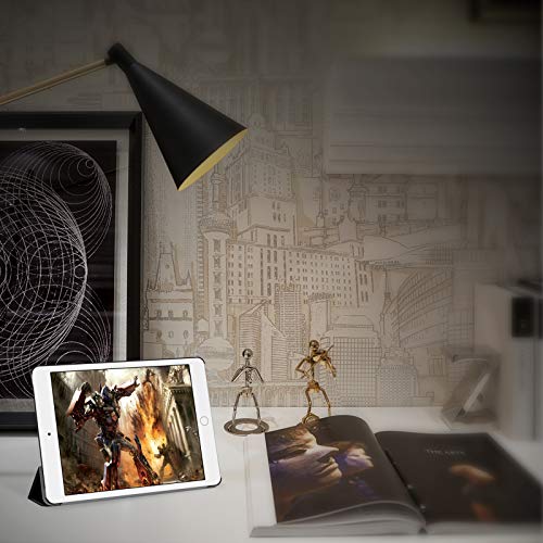 JETech Funda Compatible con iPad Air 2, Carcasa con Soporte Función, Auto-Sueño/Estela (Negro)