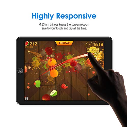 JETech Protector de Pantalla Compatible con iPad mini 1 2 3, Cristal Vidrio Templado