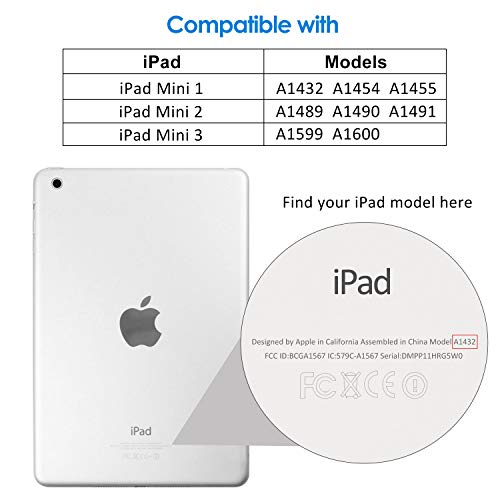 JETech Protector de Pantalla iPad mini 1 2 3, Cristal Vidrio Templado, 2 Unidades