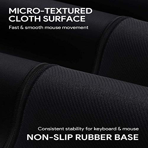 JIACHOZI Alfombrilla de Raton XXL Retro Juego Terror Guerrero 900×400×3mm XL Alfombrilla Raton Ordenador Grandes Gaming Mousepad Alfombrilla Raton Mat para Mesa de Trabajo PC y Portátil