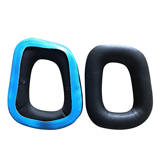 JIACUO, Almohadillas para los oídos, Almohadillas, Juego de Diadema, reemplazo para Logitech- G331G332 G432 G431 G430 G230 G231 G930, Auriculares para Juegos