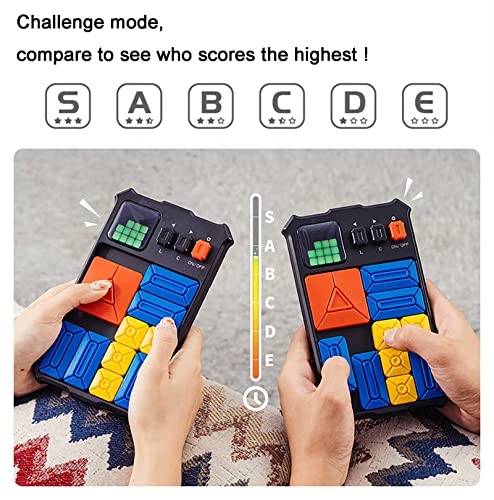 Jigsaw Puzzle Brain Games, Intelectual Training 500 Levels Electronic Toys, Cool Appearance Brain Game, Adecuado niños