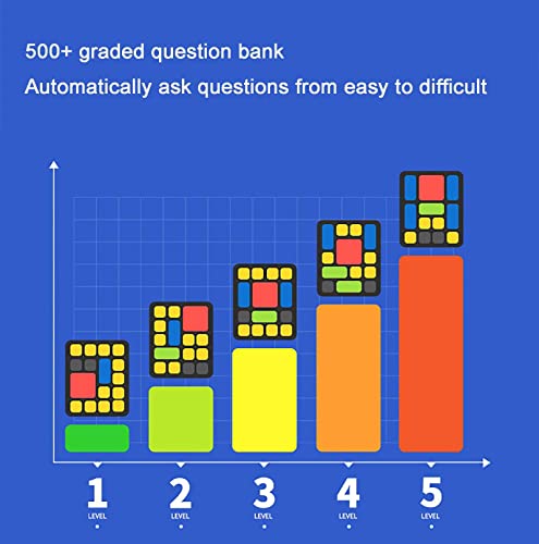 Jigsaw Puzzle Brain Games, Intelectual Training 500 Levels Electronic Toys, Cool Appearance Brain Game, Adecuado niños