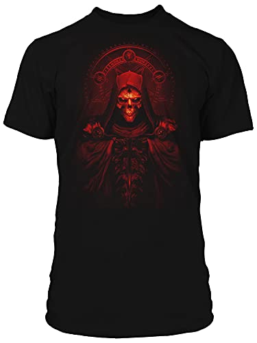 JINX Diablo II: Resurrected Blood to Spill - Camiseta gráfica para hombre, Negro, Small