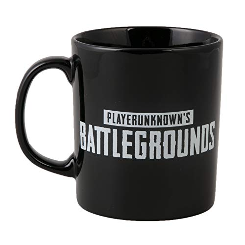 Jinxworld Taza Mug Logo PUBG 325ml Ceramica Negra