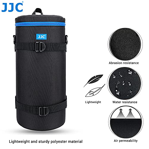 JJC Resistente al Agua Deluxe Funda Protectoras Bolsa con Correa para Sony FE 200-600mm f/5.6-6.3 G OSS Objetivo y Lentes con 140 x 370mm (5.51 x 14.57”)