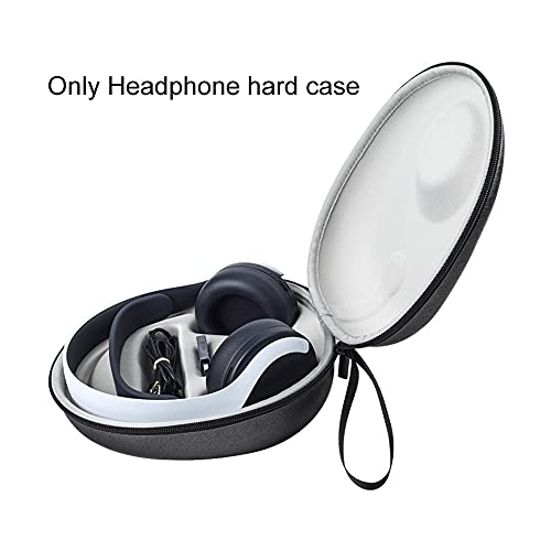 JJSCHMRC Funda protectora para Playstation 5 Pulse 3D portátil bolsa de transporte para auriculares caso duro PU Audio accesorio reemplazo auriculares duro Shell caso