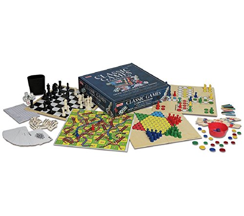 John Adams Ideal Classic Games - Lote de juegos de mesa clásicos (instrucciones en inglés) , color/modelo surtido