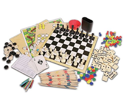 John Adams Ideal Classic Games - Lote de juegos de mesa clásicos (instrucciones en inglés) , color/modelo surtido